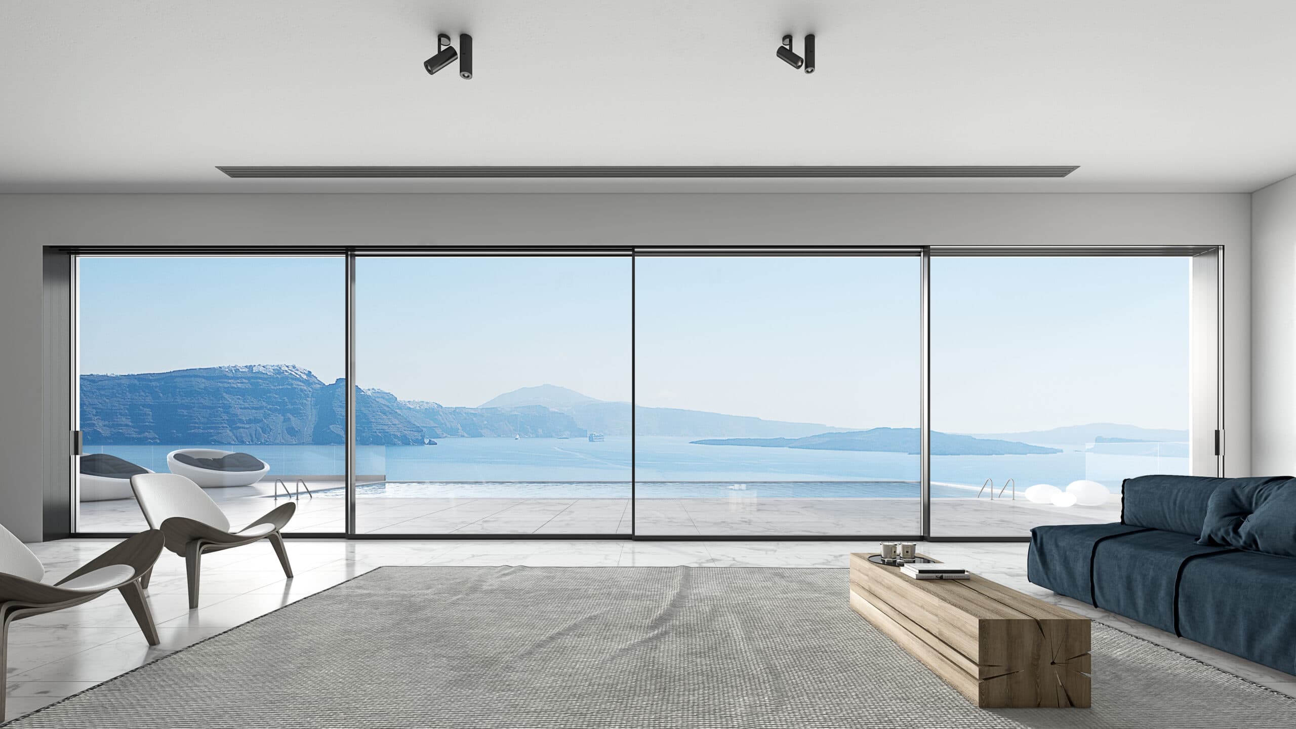 Aluminum lift and slide patio door