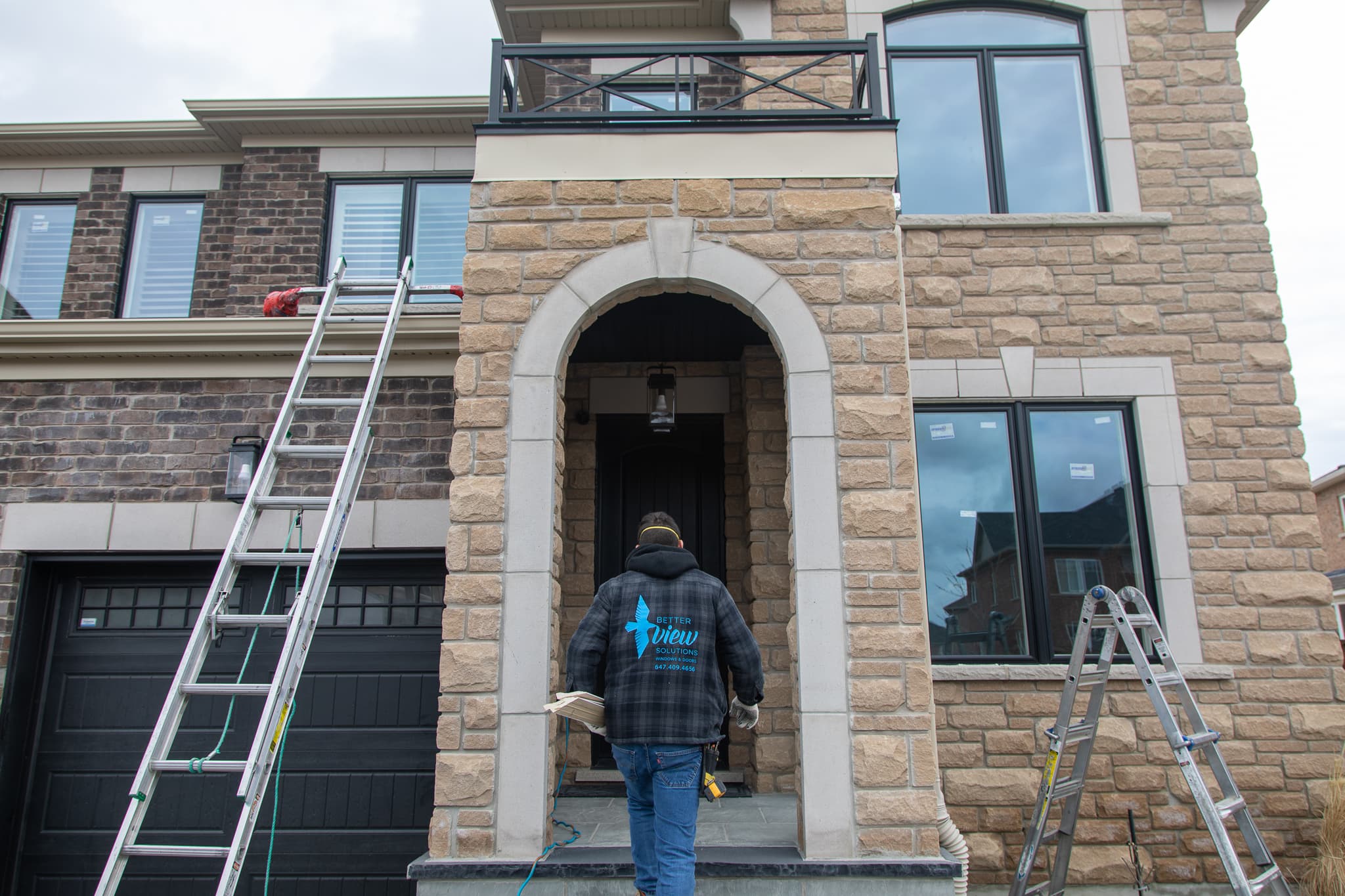 Luxury window and door makeover in Caledon
