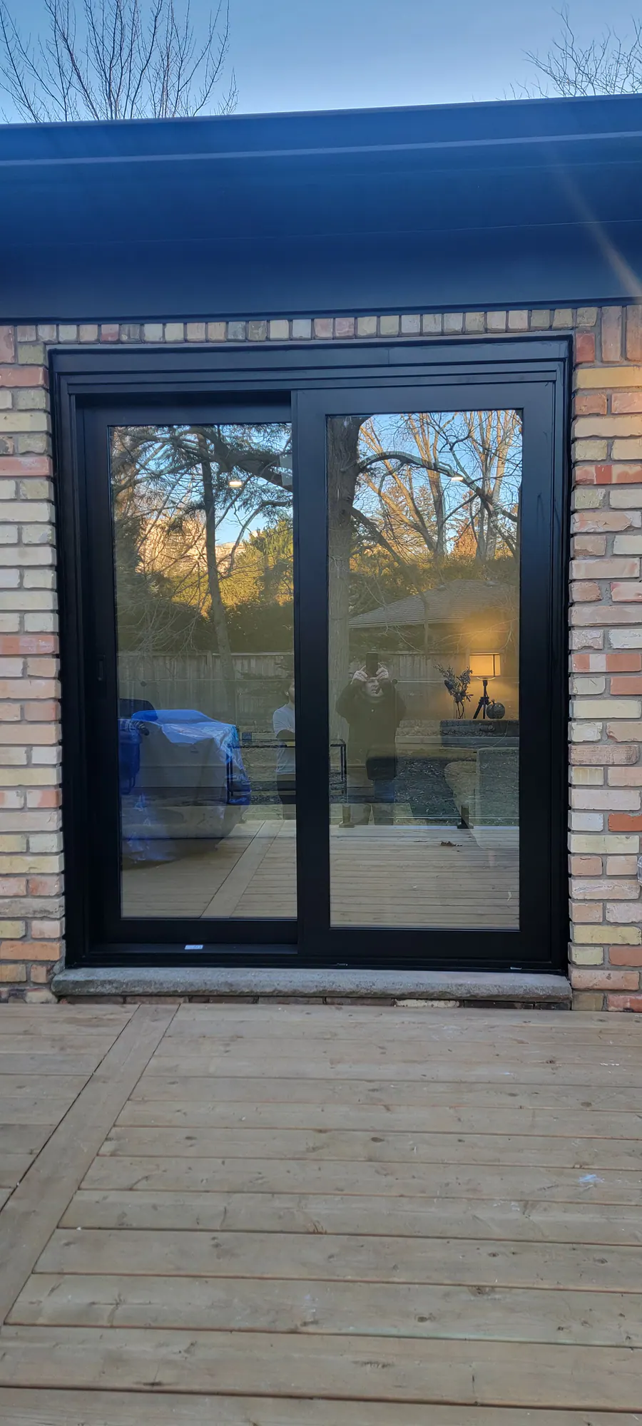 Completed Better View patio door and large-opening project