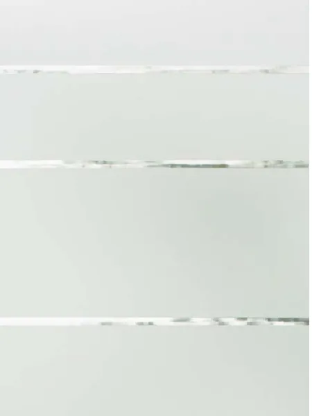 Clear lines decorative glass