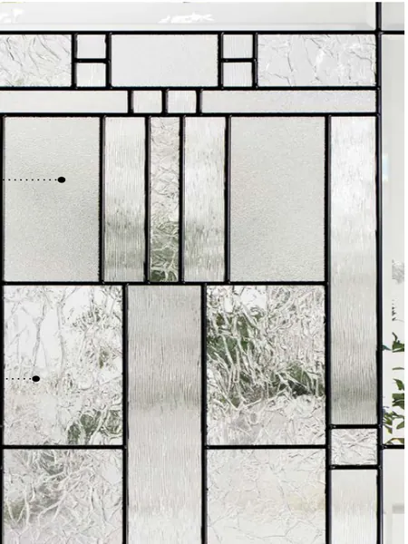 Leaded decorative glass