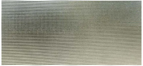 Screen textured glass