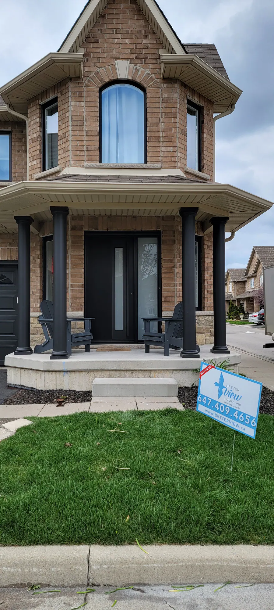 Completed Better View entry doors project photo